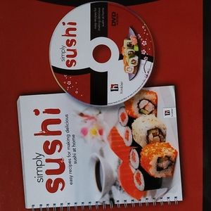 HINKLER Prepare Perfect Sushi Recipe Book DVD Prep Tools Kit